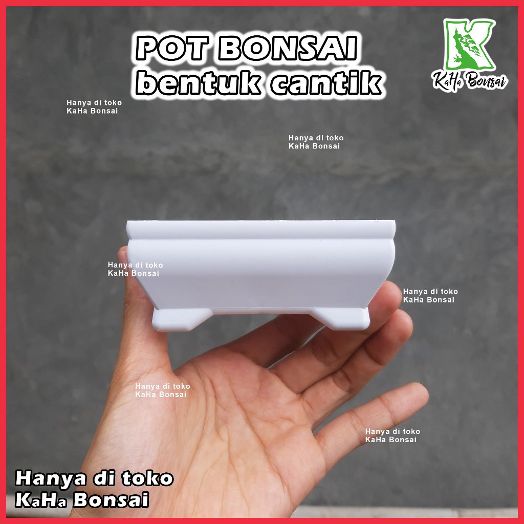 Pot Bonsai Kotak Kecil Aesthetic Pot Kotak 10 cm Bonsai Pot Plastik Kotak Kecil Bonsai Pot Bonsai Si