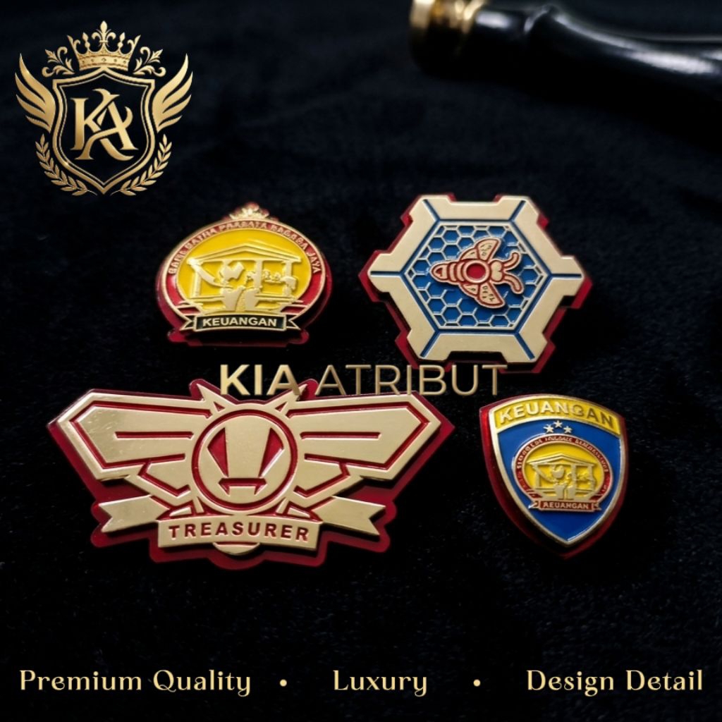PIN RODA KEUANGAN POLRI PREMIUM LUXURY - PIN KEUANGAN POLRI PREMIUM - PIN TREASURER KEUANGAN POLRI -
