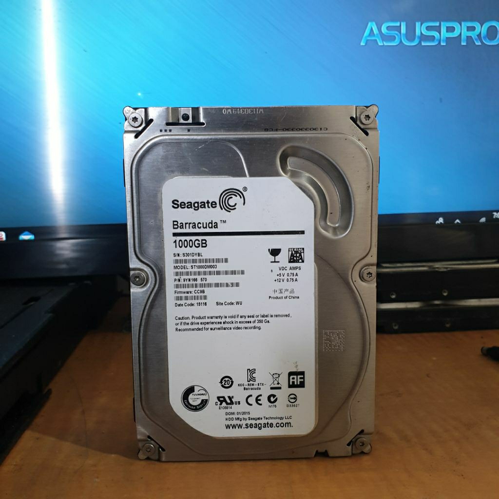 Hardisk Seagate Barracuda1Tb