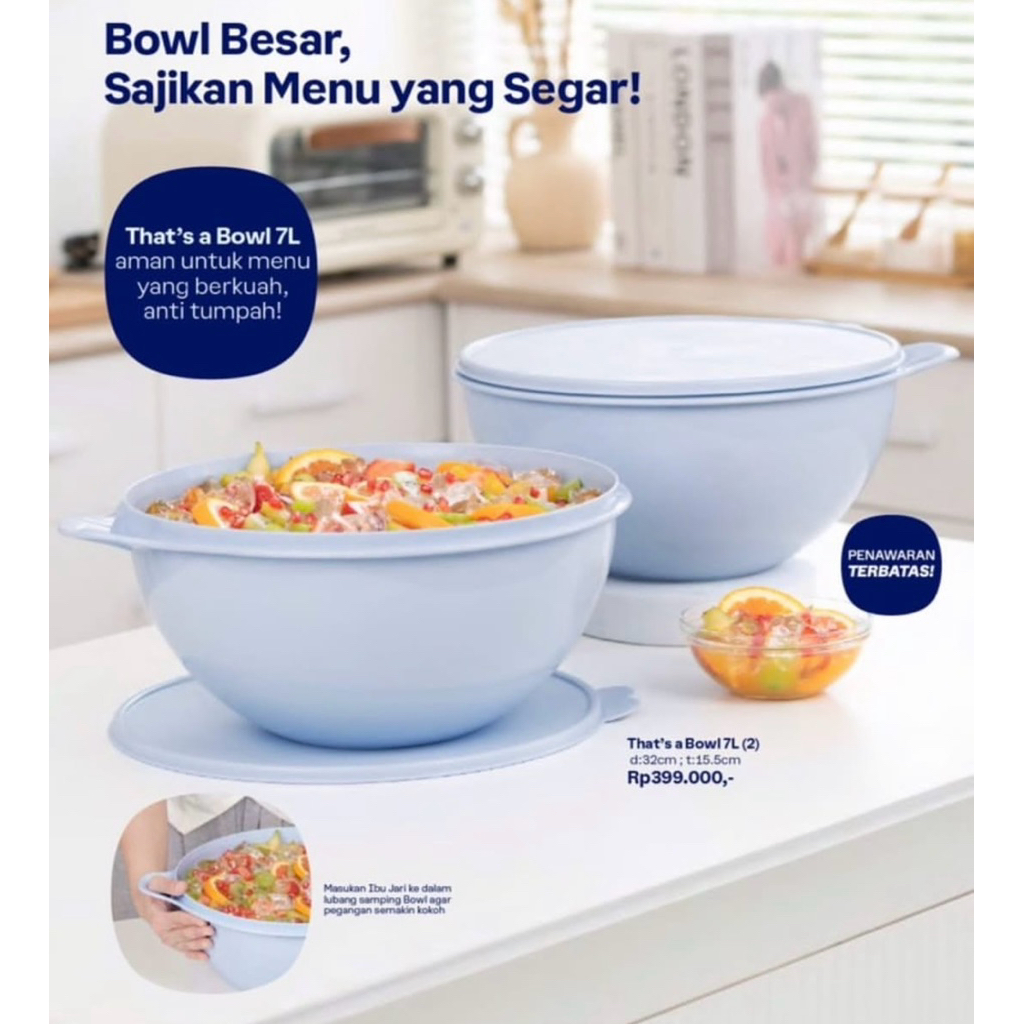 That’s a Bowl 7,8L Tupperware Satuan Ecer