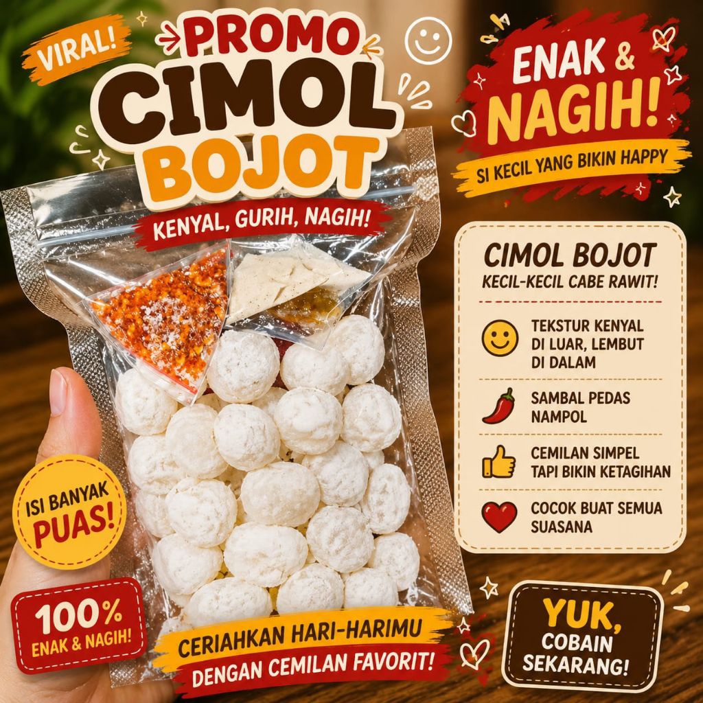 promo cimol bojot Chili oil