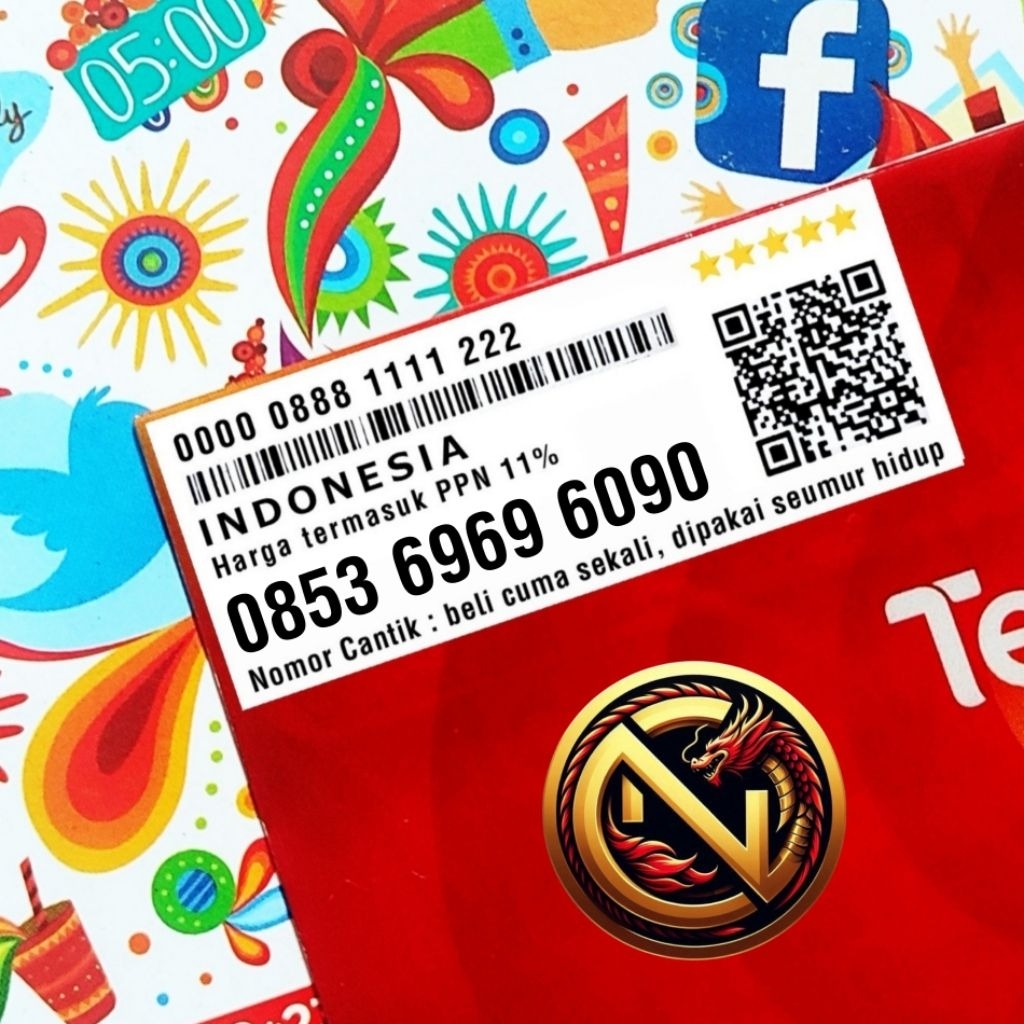 Nomor Cantik Kartu Perdana SimPATI dan As Telkomsel Combo Sakti 0853 6969 6090 rapi unsur 369