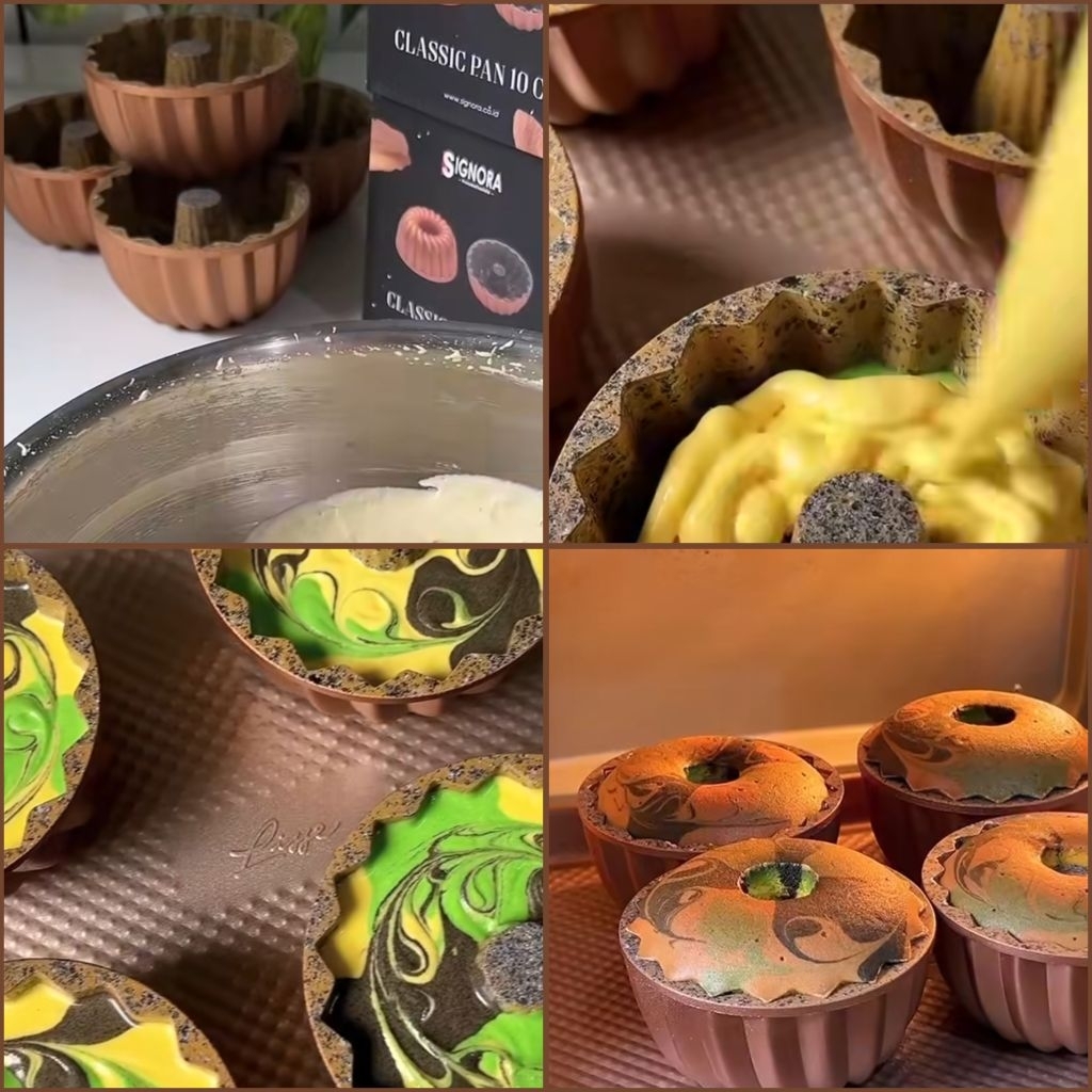 MINI CLASSIC PAN SIGNORA Granite LOYANG CAKE PUDDING waffle crepe