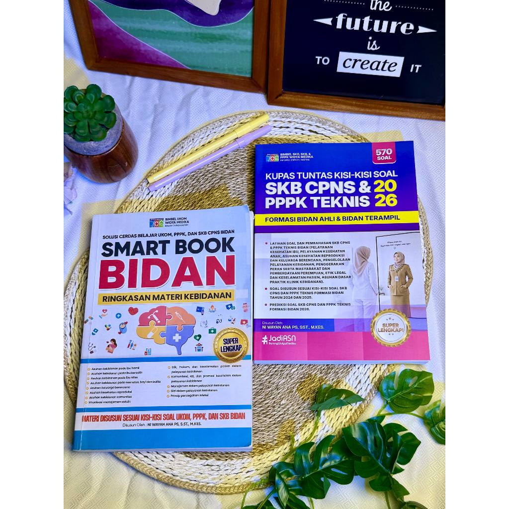 [BUNDLING 2] Smart Book Ringkasan Materi Kebidanan + Buku Soal  SKB CPNS Bidan & PPPK Teknis Bidan 2
