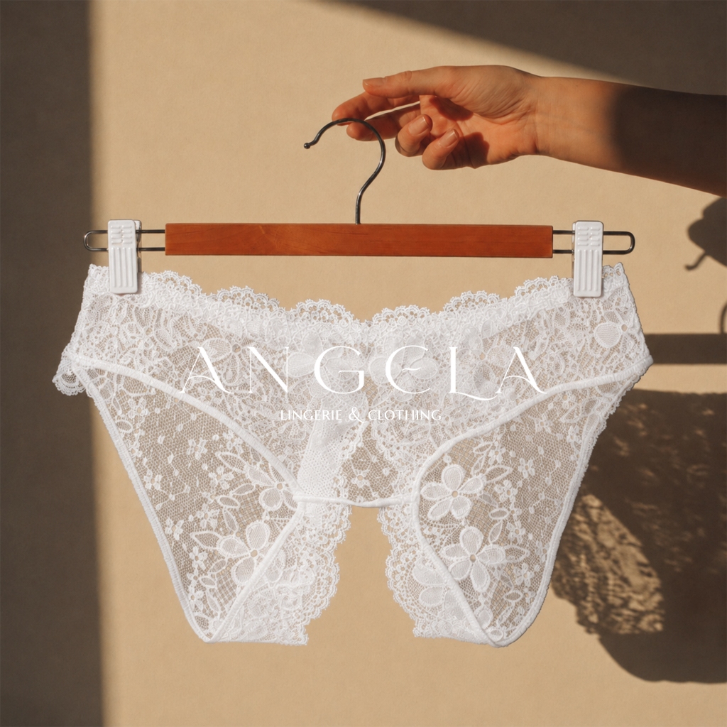 HOT DEALS ANGELA Gstring Celana Dalam CD Wanita Seamless Renda Sexy Import Fashion
