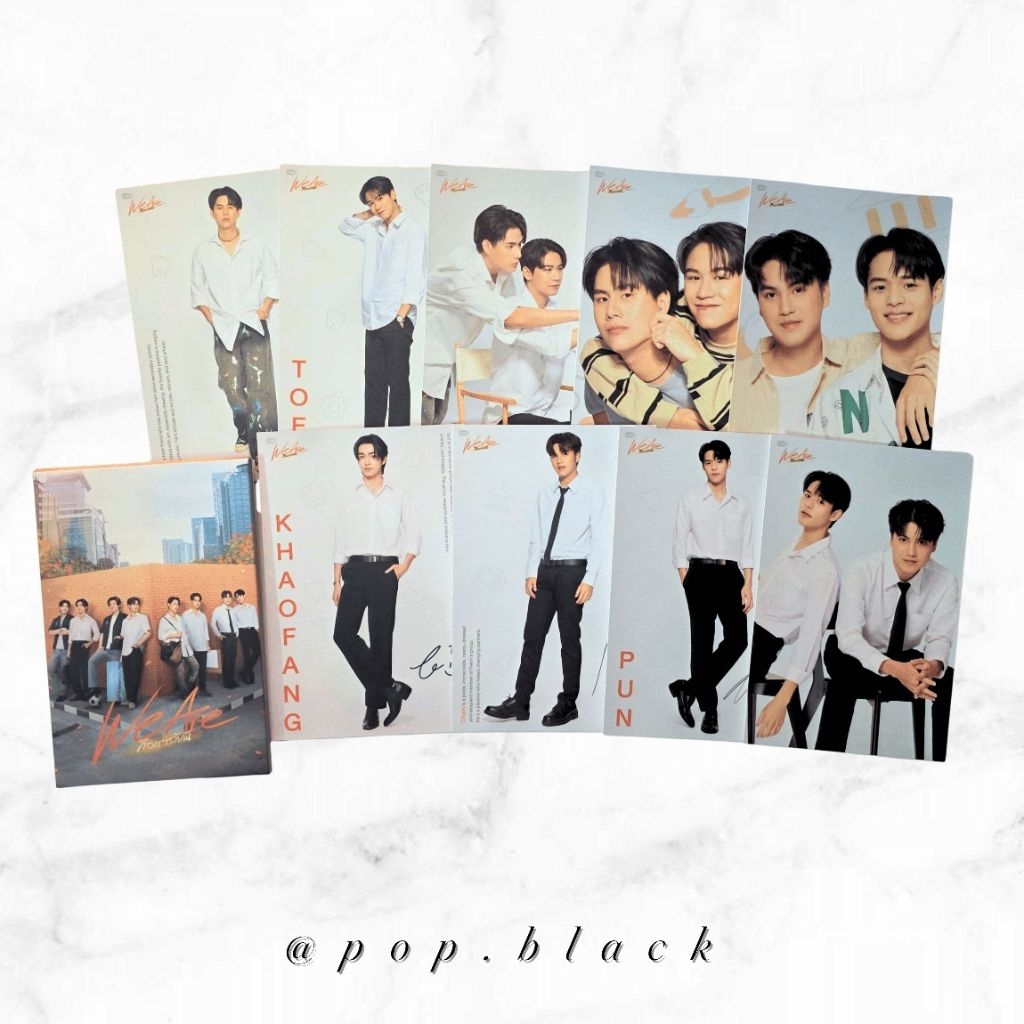 POSTCARD WE ARE OFFICIAL || COLLECTIBLE CARD || COLLECTION PHOTOCARD GMMTV || MERCHANDISE OFFICIAL |