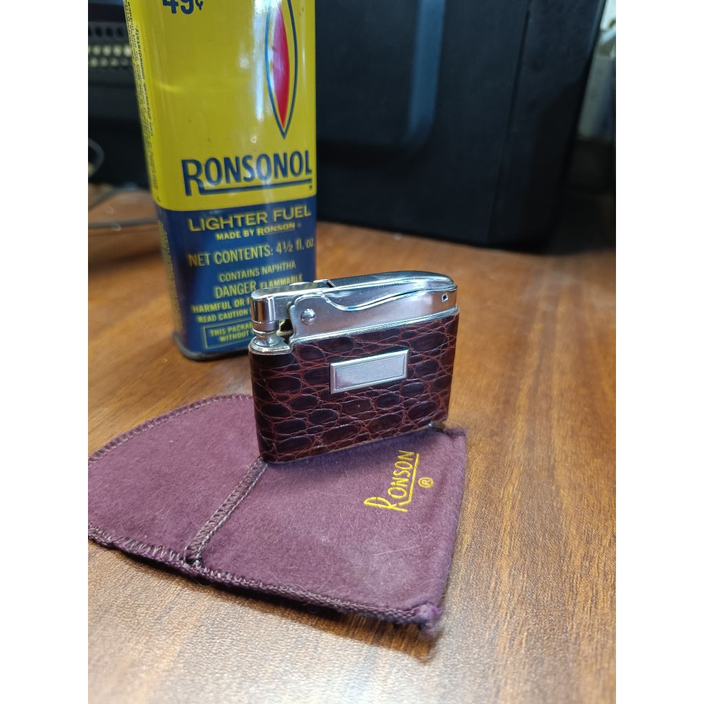 Ronson Adonis - Vintage Lighter Made in USA, 1950's - Korek Antik Jadul Art Deco Lighter