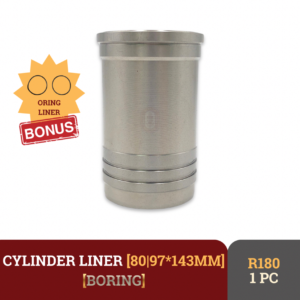 CYLINDER LINER R180 8PK FORING BORING MESIN DONGFENG R180