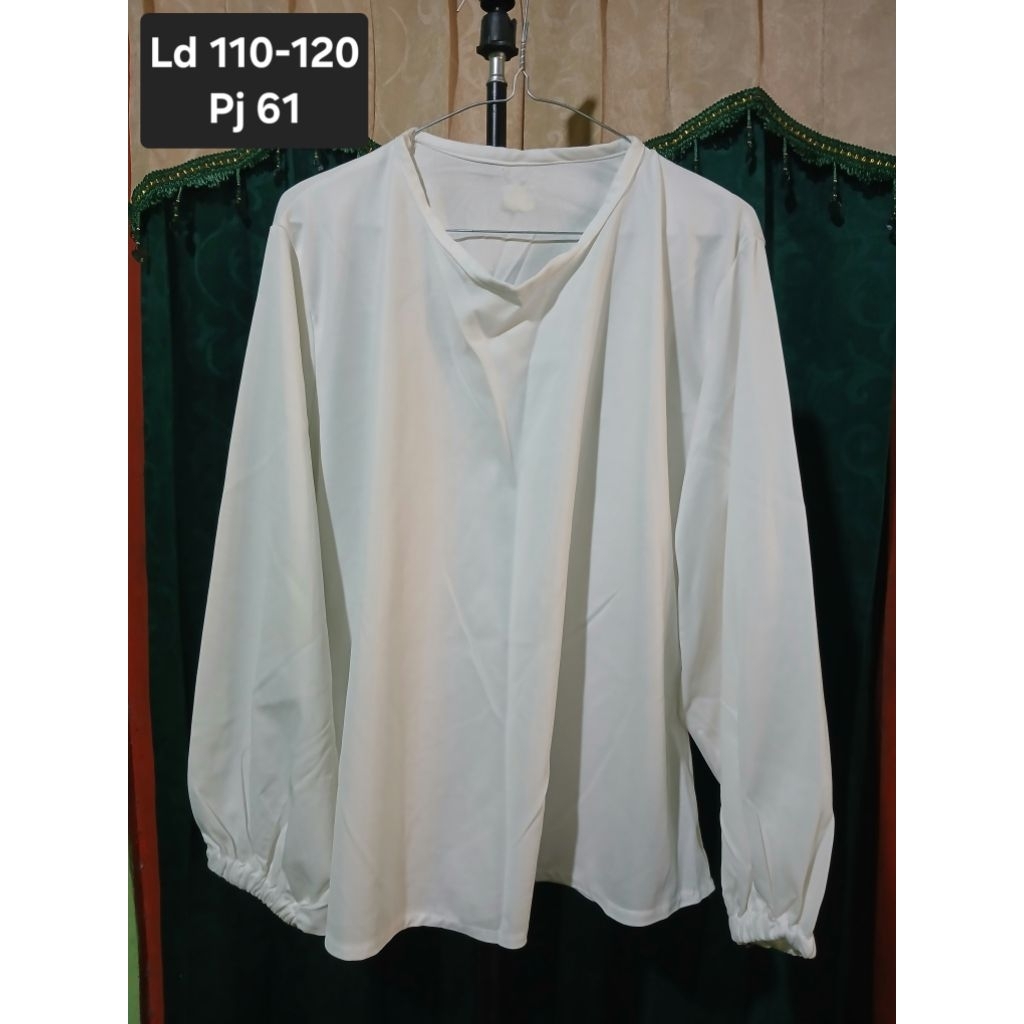 Blouse Wanita Jumbo Lengan Balon