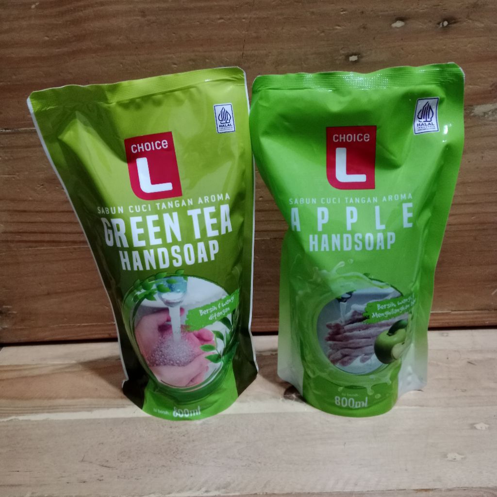 choice L handsoap pouch 800ml sabun cuci tangan choice L 800ml