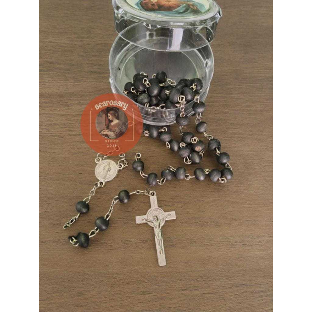 Rosario Kayu Wangi 6mm Hitam