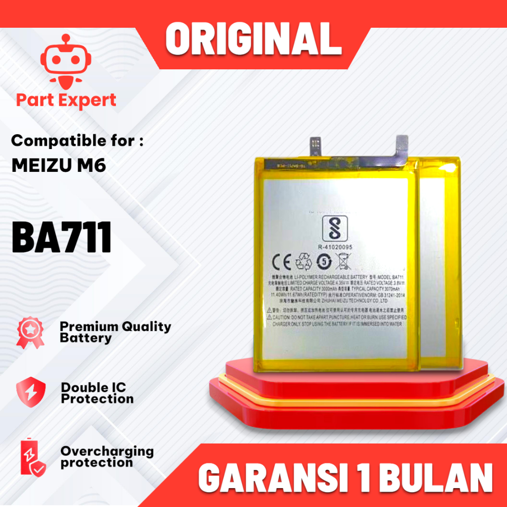 BATERAI MEIZU BA711 M6 ORIGINAL