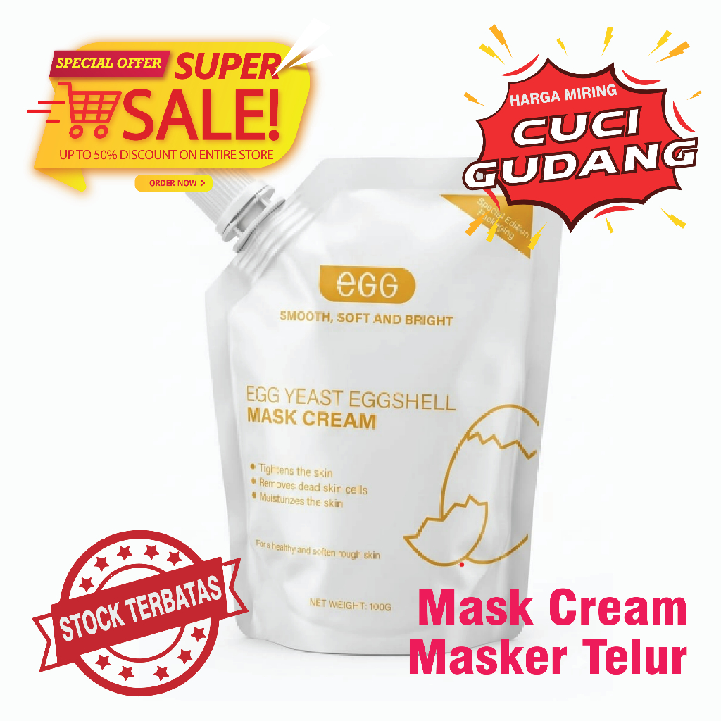 Egg Yeast Eggshell Mask Cream (Special Edition Packaging – 100g)
