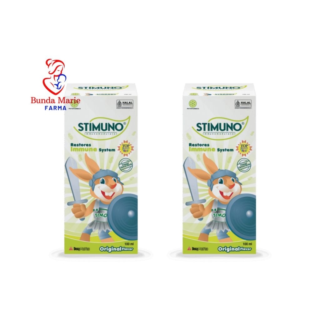 BUY 1 GET 1 STIMUNO Sirup Herbal Imun Anak Stimuno 100ml - Rasa Original