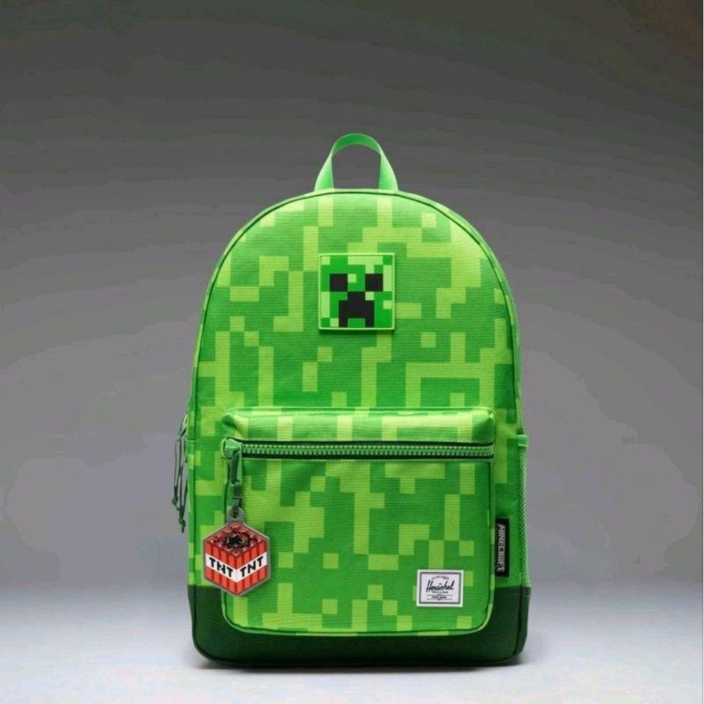 HERSCHEL x MINECRAFT - LIMITED EDITION HERSCHEL YOUTH HERITAGE BACKPACK 26L - CREEPER