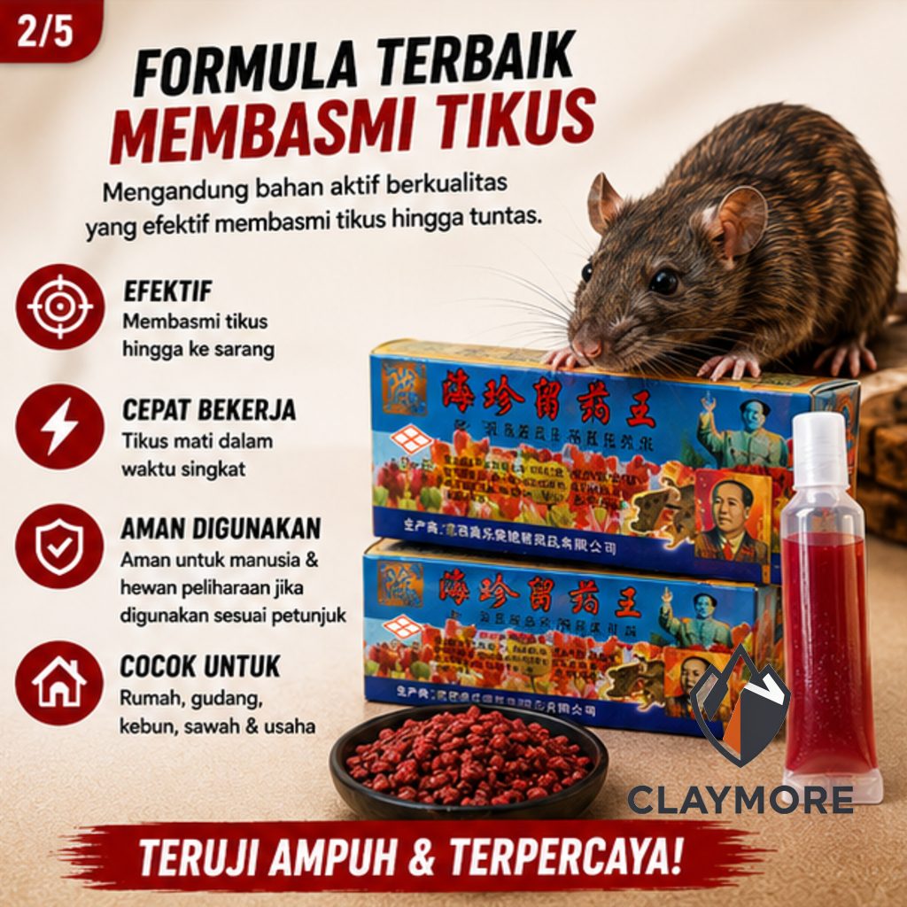 Racun Tikus Cair Super Ampuh Biru Fang – Pembasmi Tikus Cepat Mati, Efektif untuk Rumah, Gudang & Sa