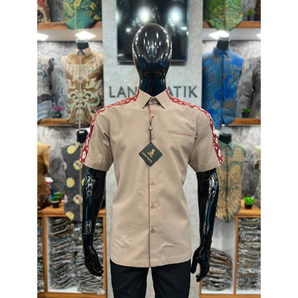 Lano Batik Exclusive Kemeja Formal Slimfit | Kemeja Pria | Kemeja Smock Exclusive