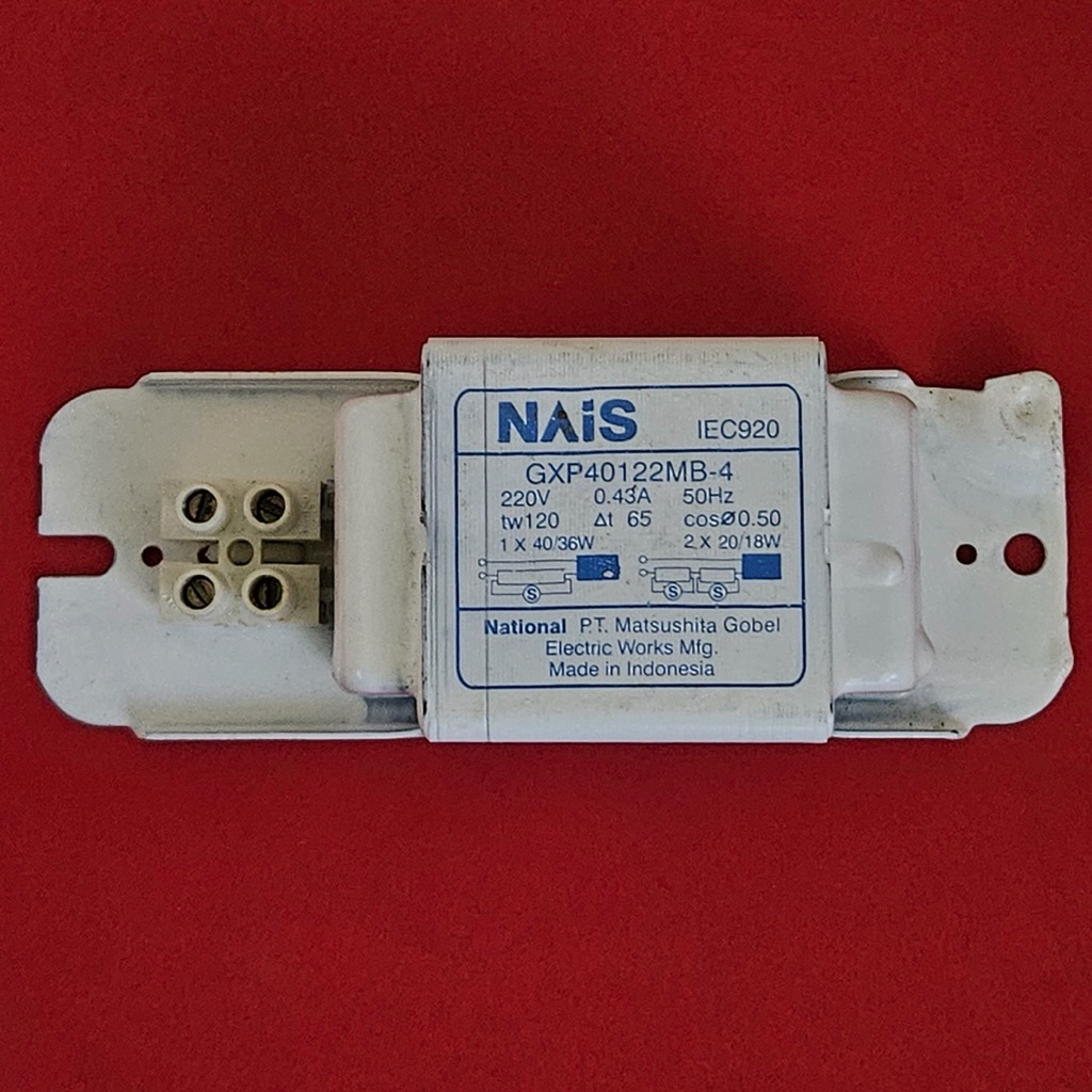 Ballast Trafo 40 Watt Nais GXP40122MB-4