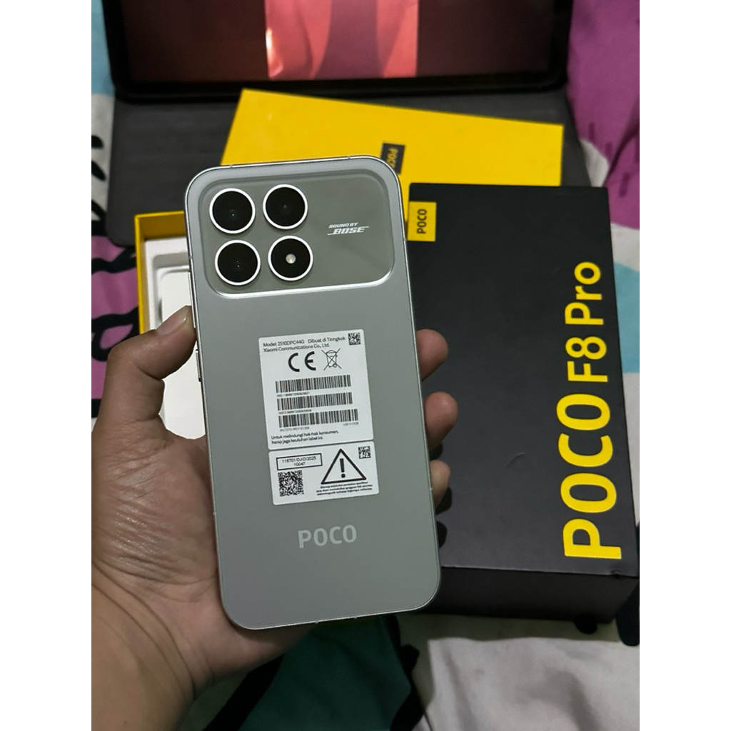 poco F8 pro 5g 12/512 fullset likenew (second)