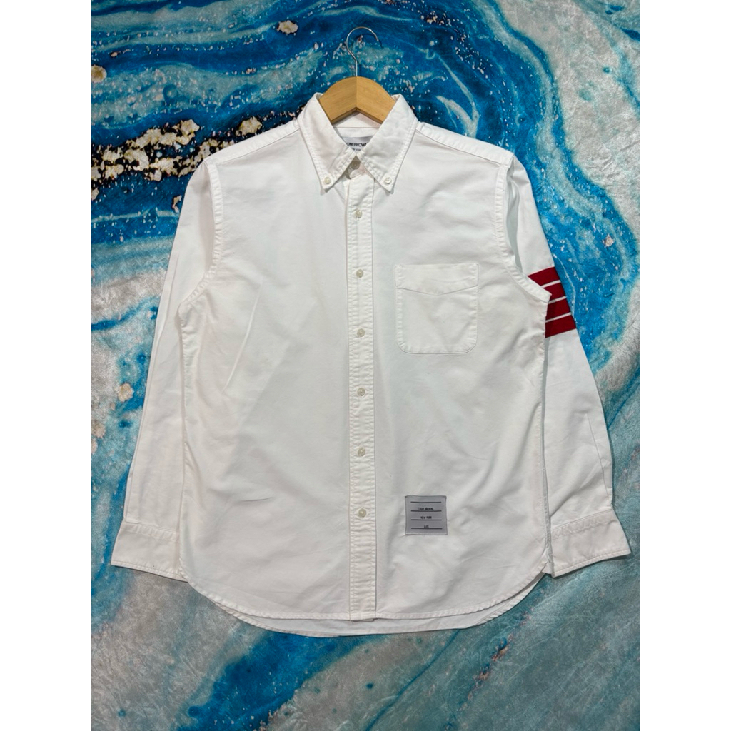 kemeja thom browne oxford