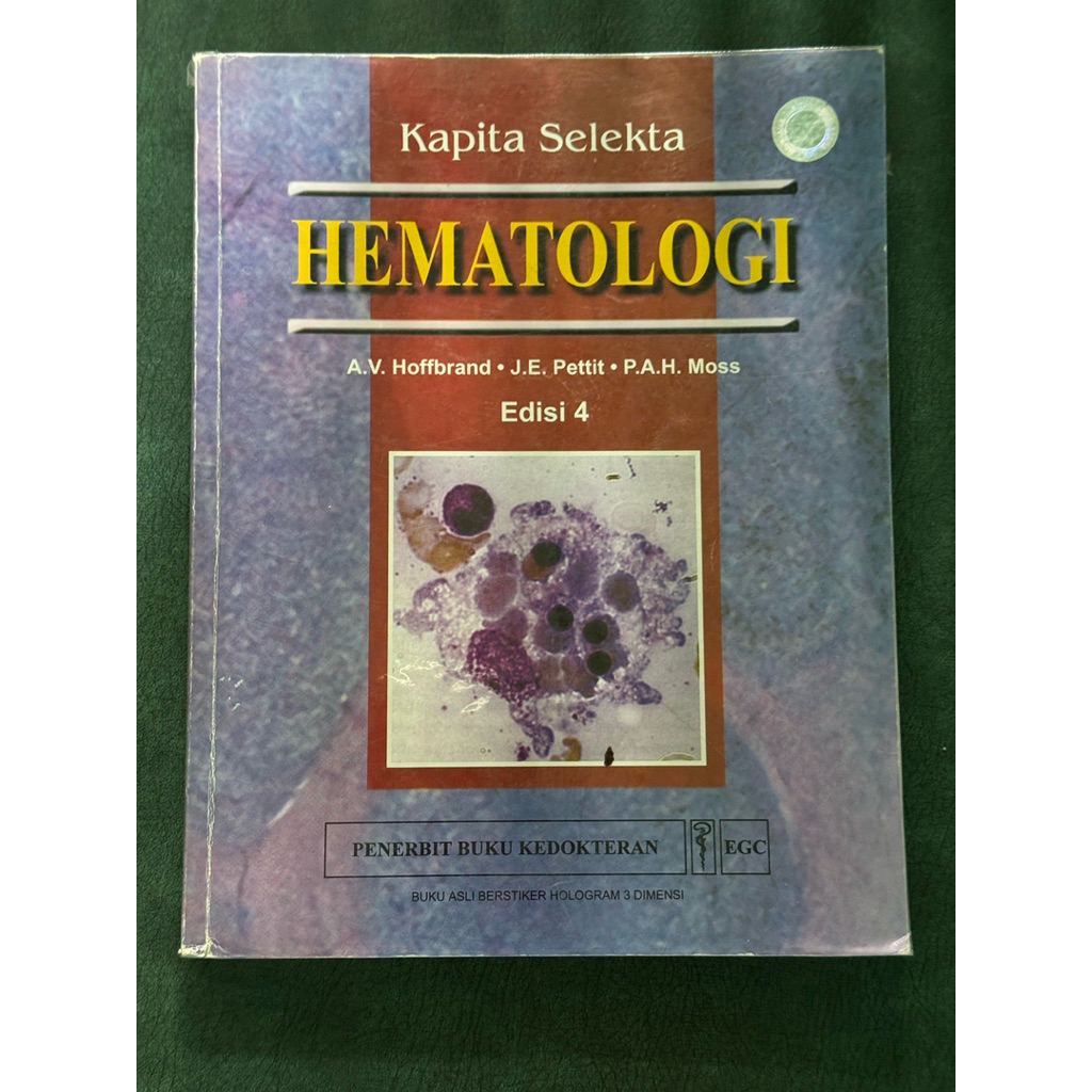 BUKU KAPITA SELEKTA HEMATOLOGI EDISI 4 - A.V HOFFBRAND