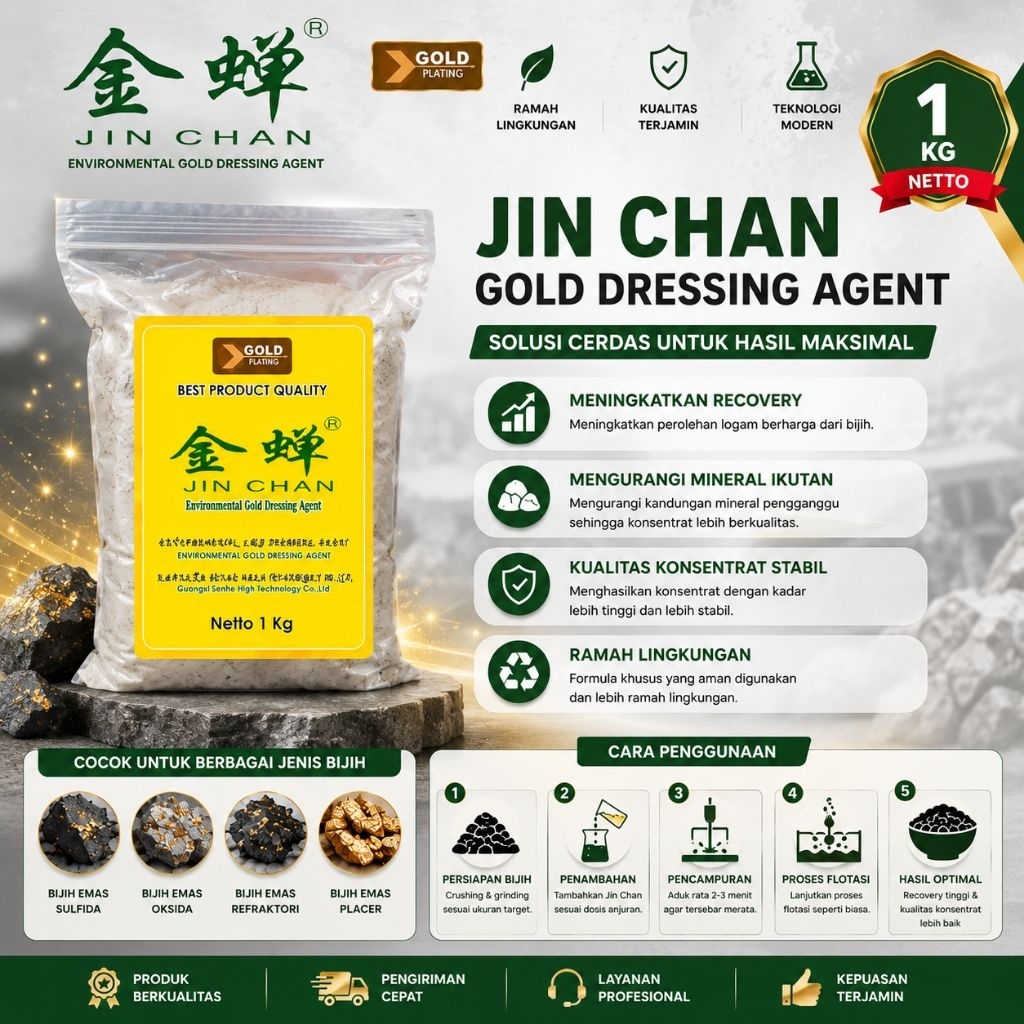 jin chan gold dressing agent | kemasan 1kg