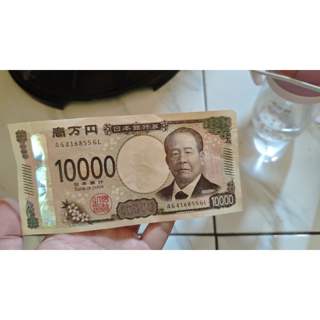 10000 Yen Jepang Uang Koleksi ASLI