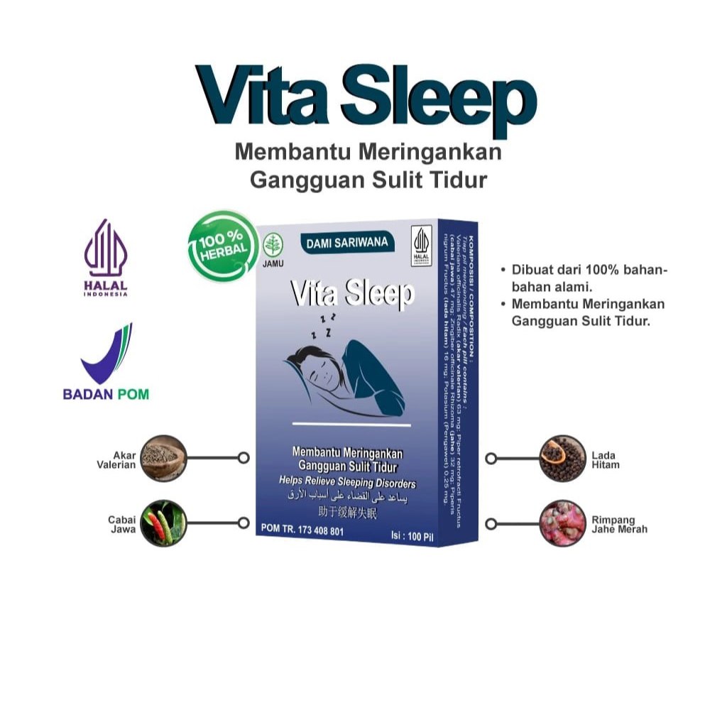 VITASLEEP SOLUSI AMPUH ATASI INSOMNIA PSM