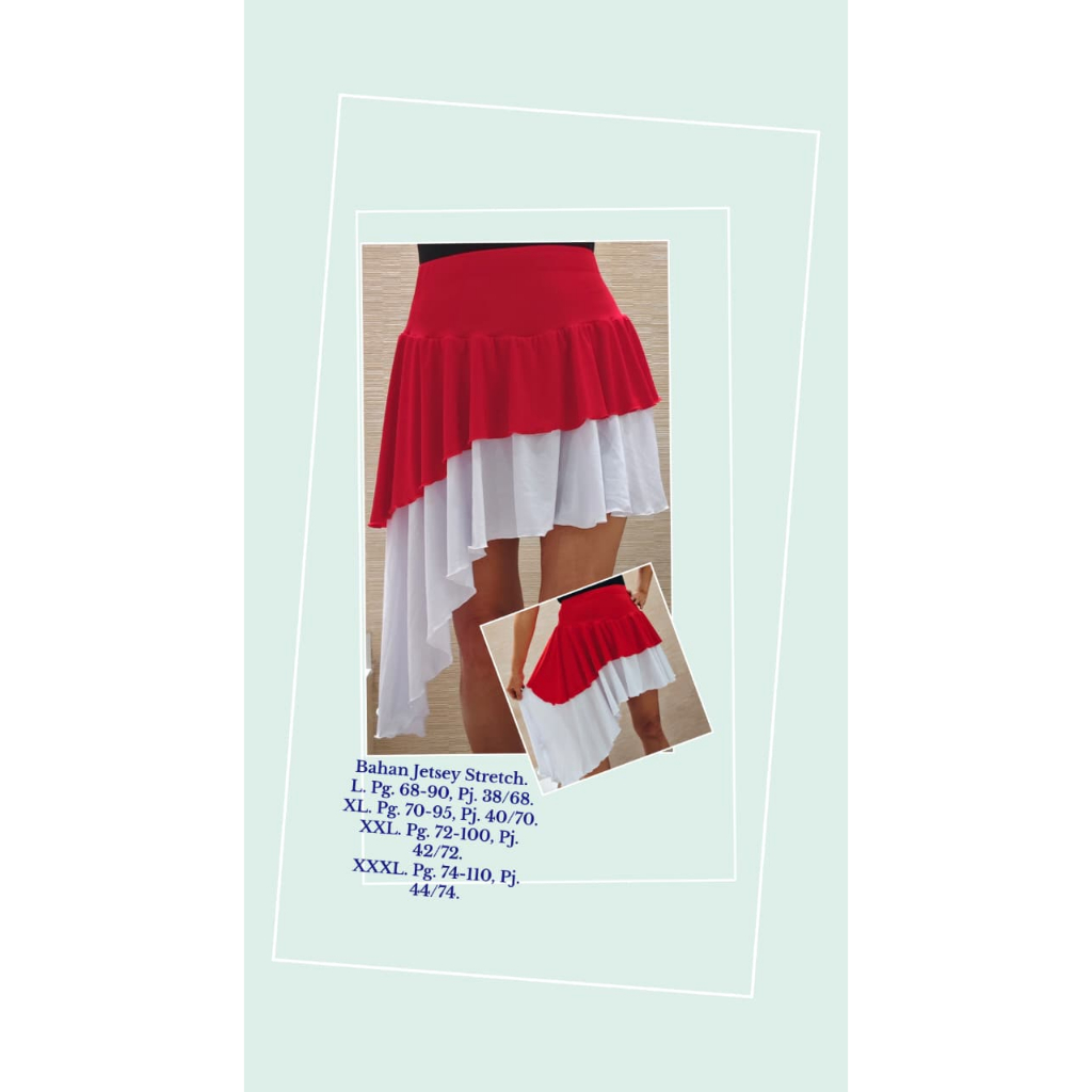 Rok Line Dance 17 Agustus / Rok Celana Line Dance