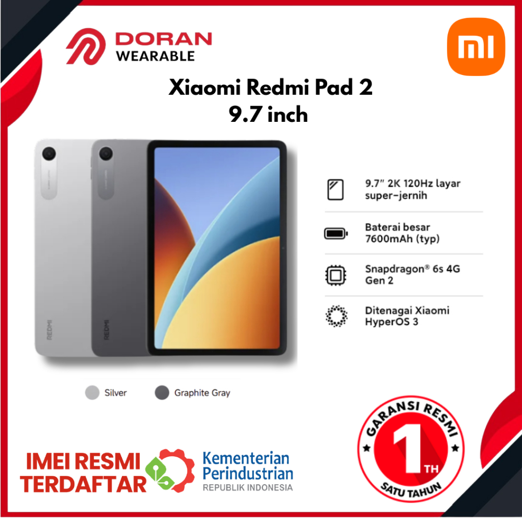 Xiaomi Redmi Pad 2 9.7 Inch 4/64gb | Xiaomi Redmi Pad 2 9.7 Inch 4G Qualcomm Snapdragon 6s 4g Gen 2 