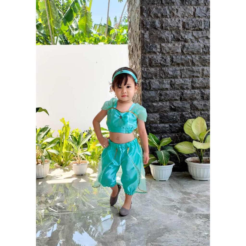 Azzafran - Princess Jasmine / Kostum Anak Princess Jasmine / Baju Princess Jasmine / Kostum Disney /