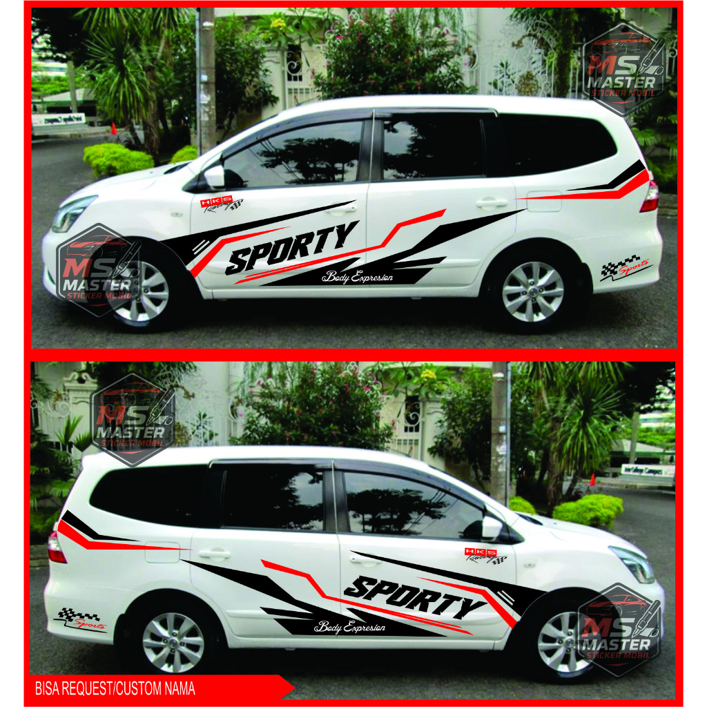 Stiker Cutting List Livina Stiker Mobil Grand Livina Stiker Bodi Samping terbaru