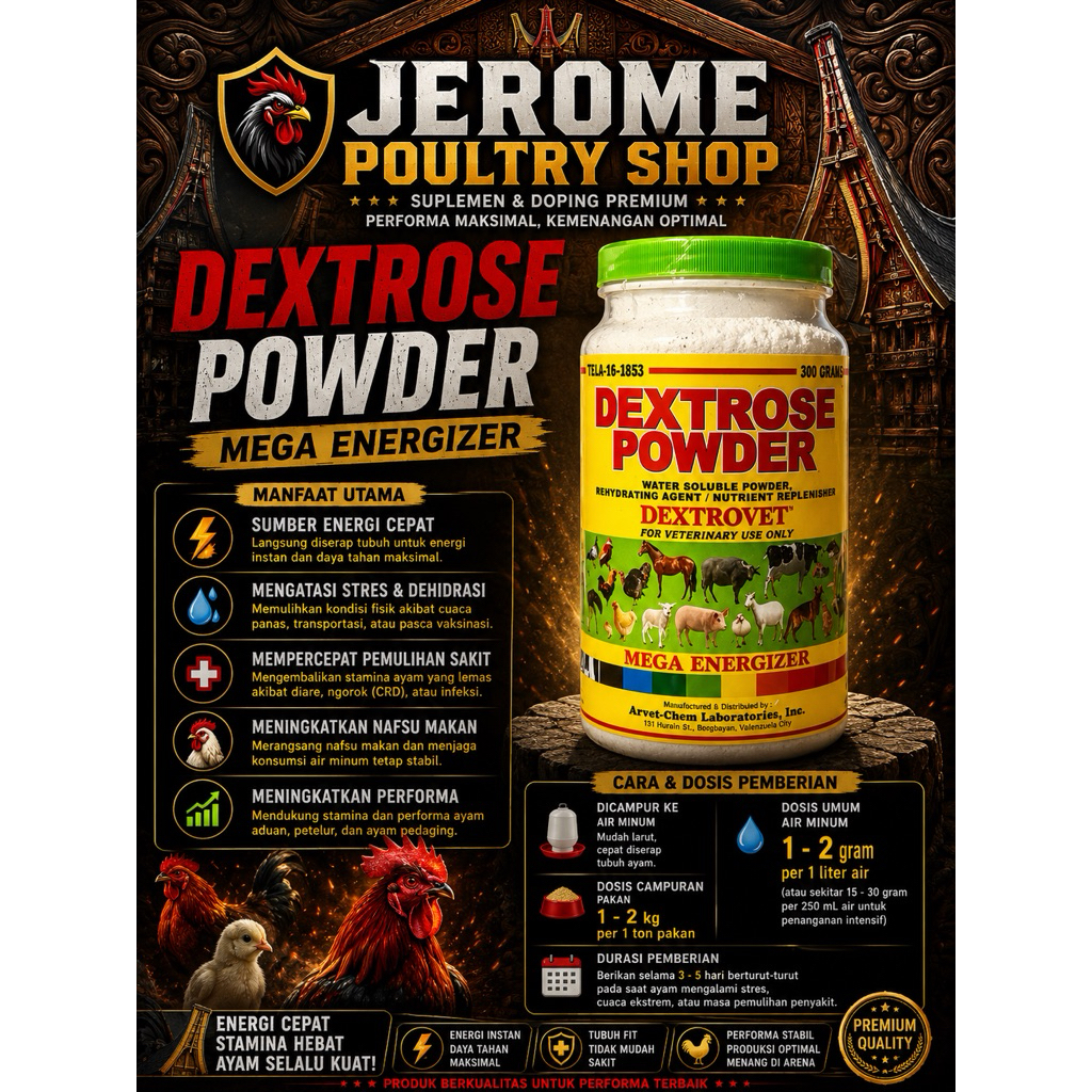 DEXTROSE POWDER 300 GRAM