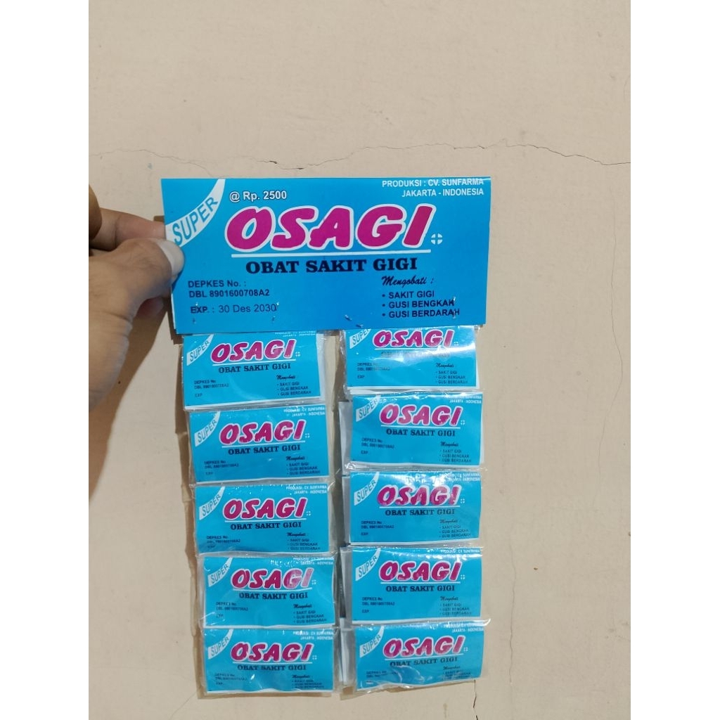 OSAGI Obat Sakit Gigi Ampuh - Atasi Gigi Sakit, Gusi Bengkak & Berdarah.
