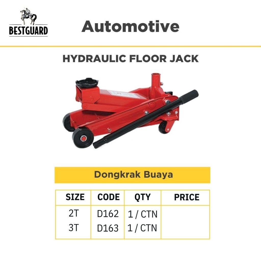 BESTGUARD D162 | DONGKRAK BUAYA 2T