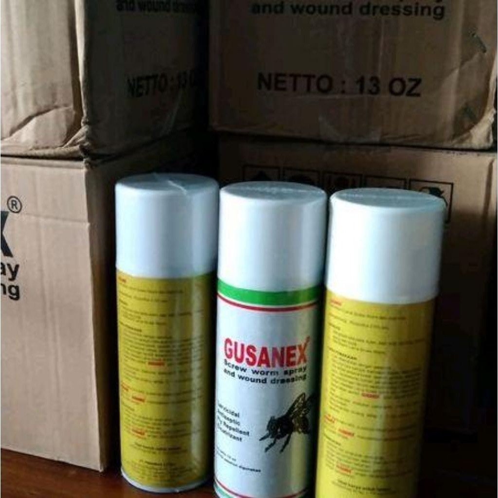 Gusanex Spray Obat Luka Hewan Sapi Kambing Kerbau Anti Lalat