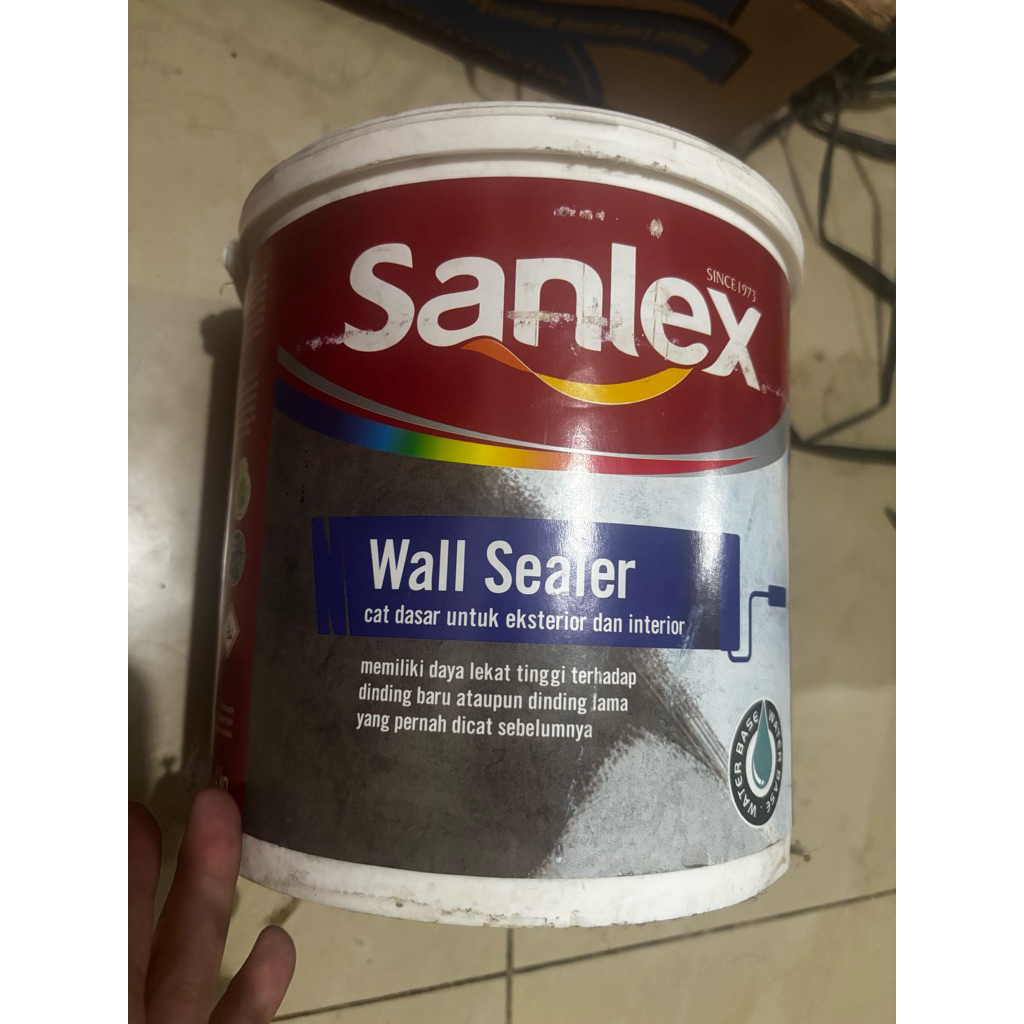 SANLEX Wall Sealer 4 Kg - Cat Dasar Tembok Interior Eksterior Anti Alkali