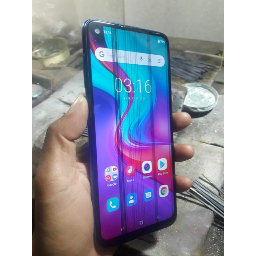 HP HOTWAV symbol R60 mesin nyala minus lcd