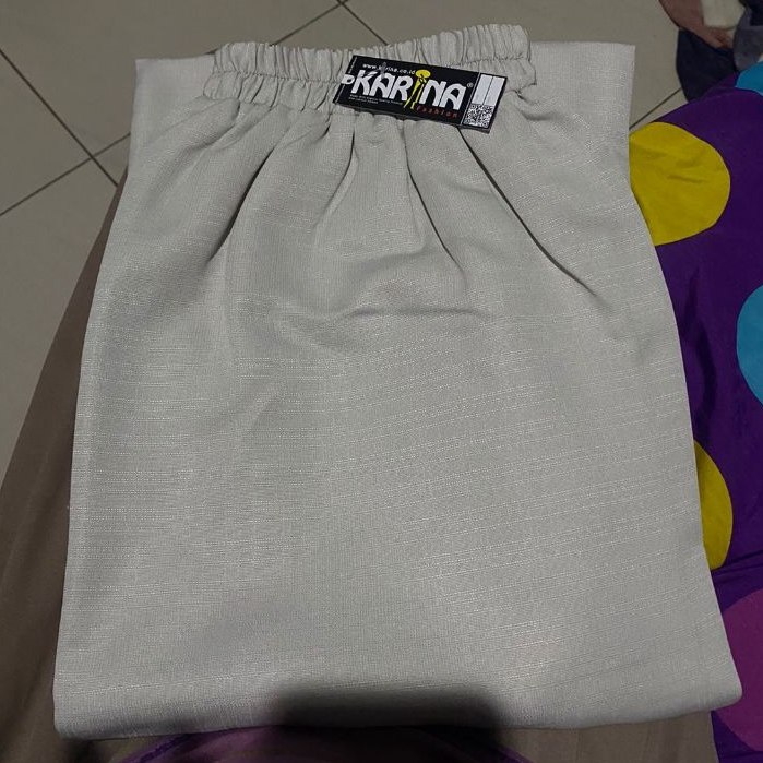 Rok Panjang Muslimah Baloteli Balotelli Lebar Polos Full Karet Jumbo Premium (Produsen Rok Wolfis)