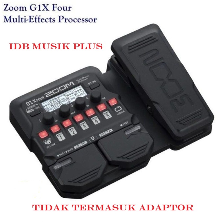 Multi Efek Gitar Zoom G1X FOUR Original