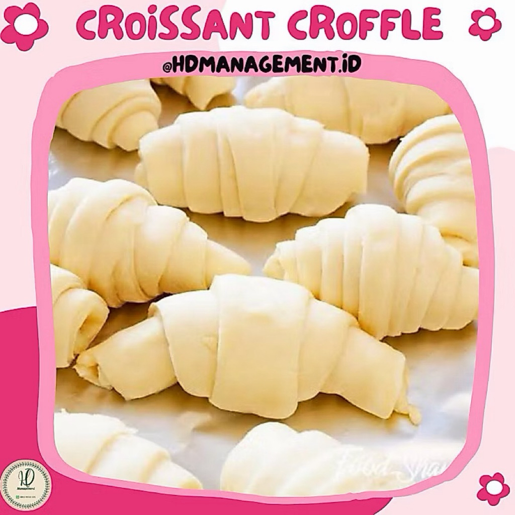 Croissant Dough Croffle 50gr Jumbo FROZEN HD Management