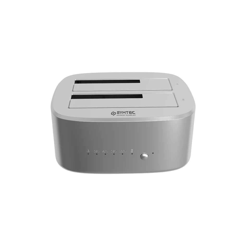 HDD/SSD Docking Cloning Dual Bay 2.5/3.5 USB3.0 SYMTEC
