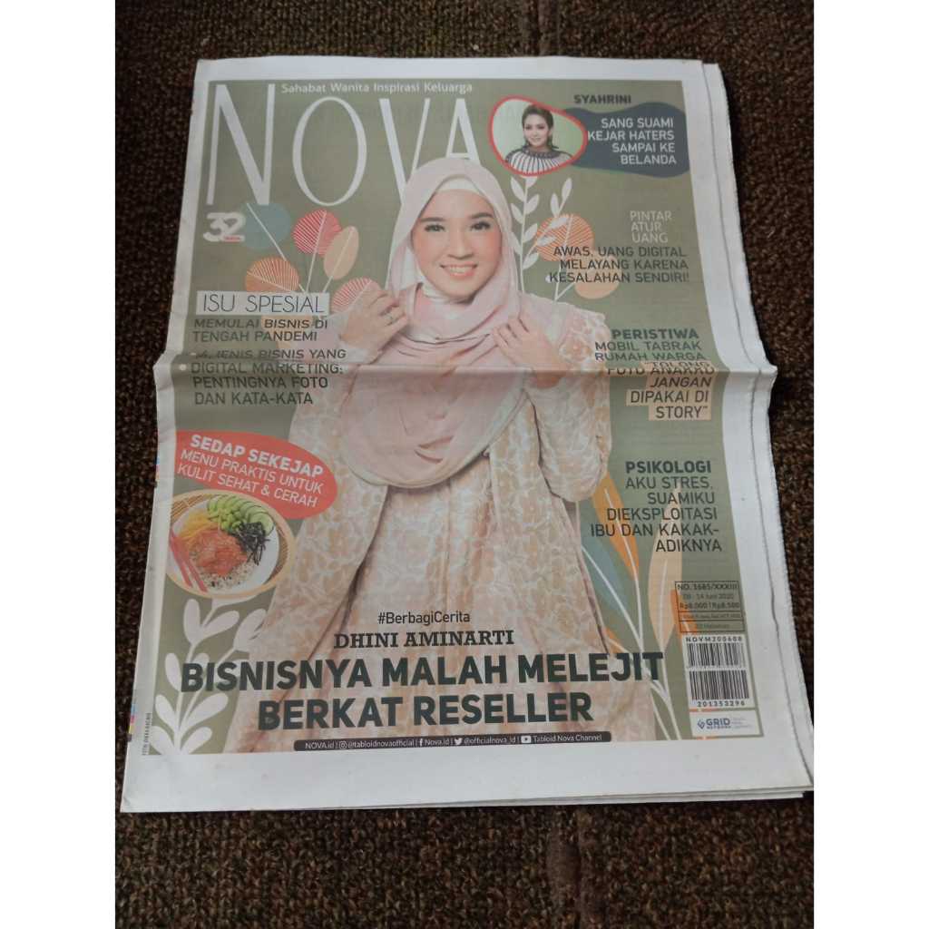 Tabloid Nova Dhini Aminarti Bisnis Melejit