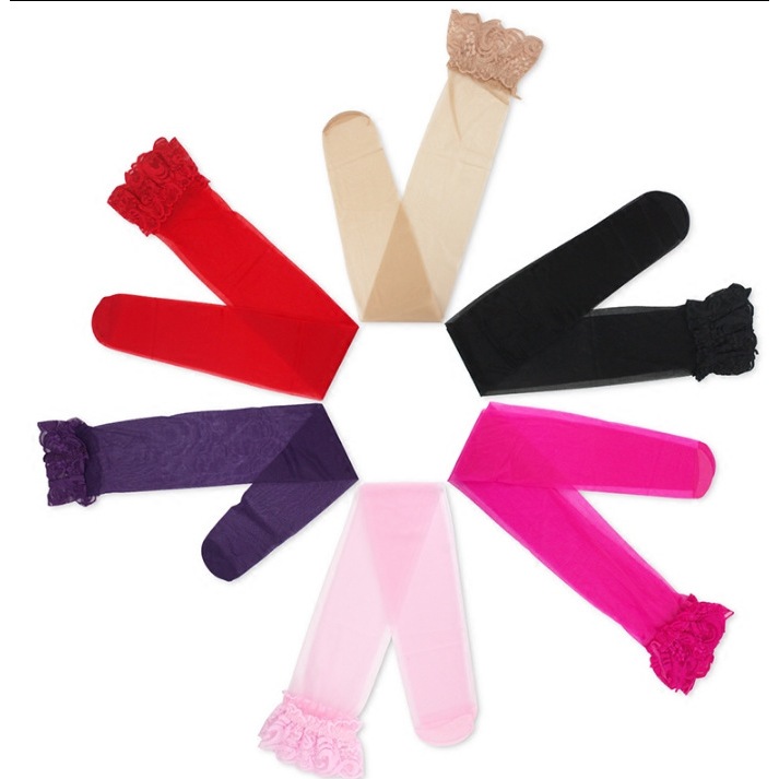 Wanita stocking Transparan Setinggi Lutut Stocking 02S
