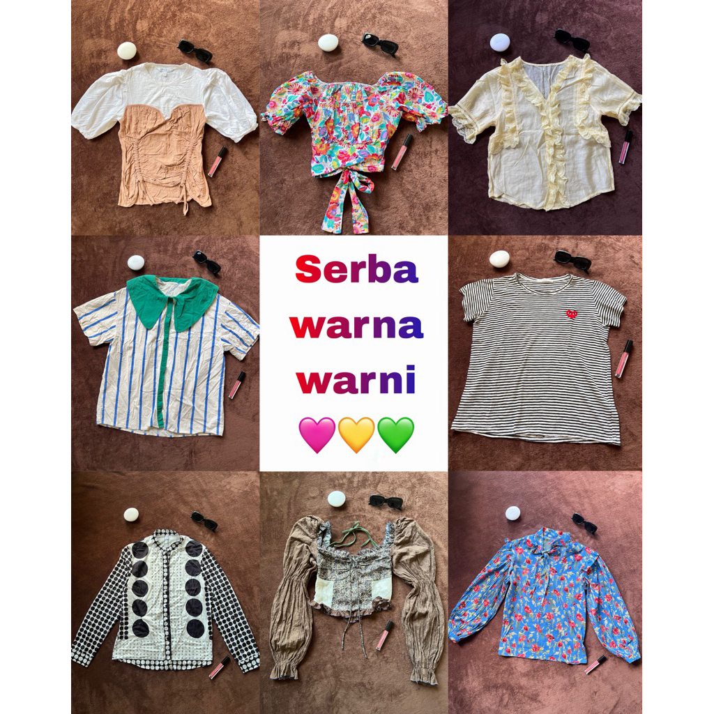 Preloved atasan wanita/ Pl atasan murah/ Preloved blouse murah