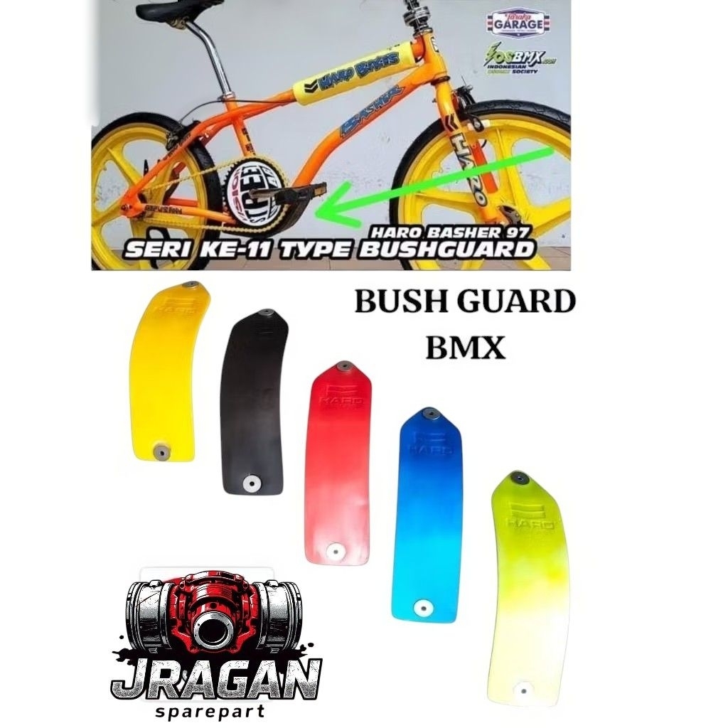 Motoran Bush Guard BMX Haro Bush Guard BMX Pelindung frame BMX Haro