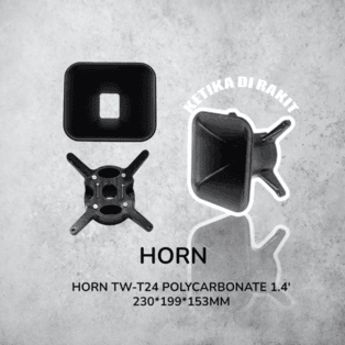 STX - HORN : CORONG TW T24 (Horn Depan & Belakang) 150