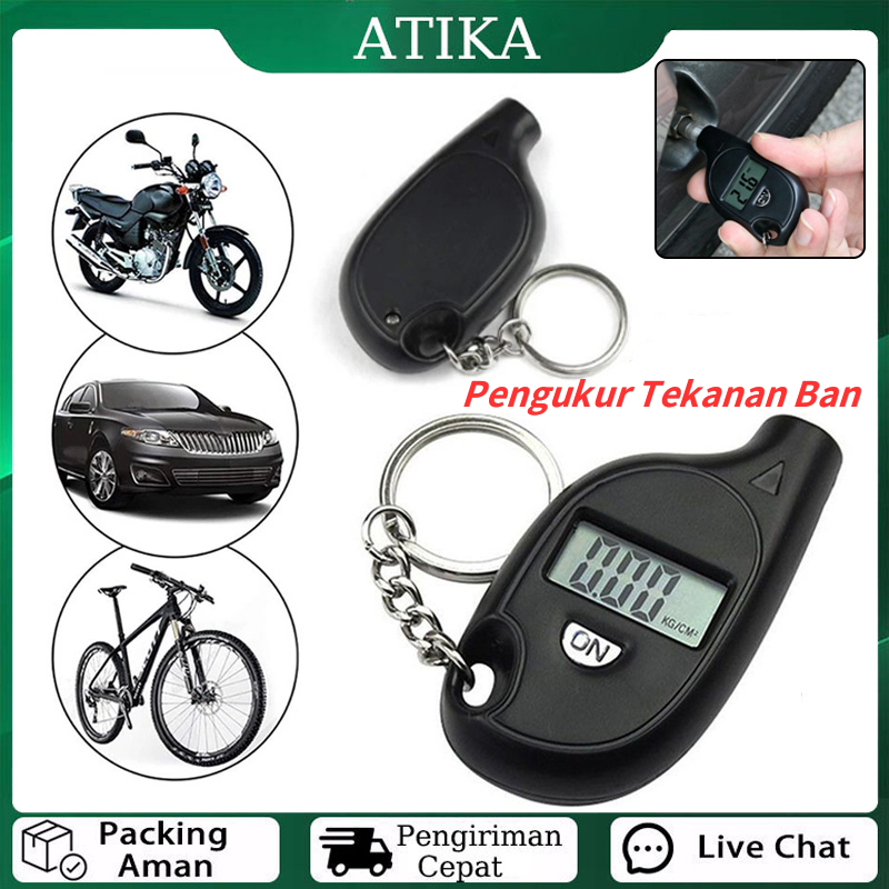 Mini Pengukur Tekanan Ban Mobil Alat Ukur Tekanan Ban Motor Akurat Alat Cek Tekanan Ban Universal