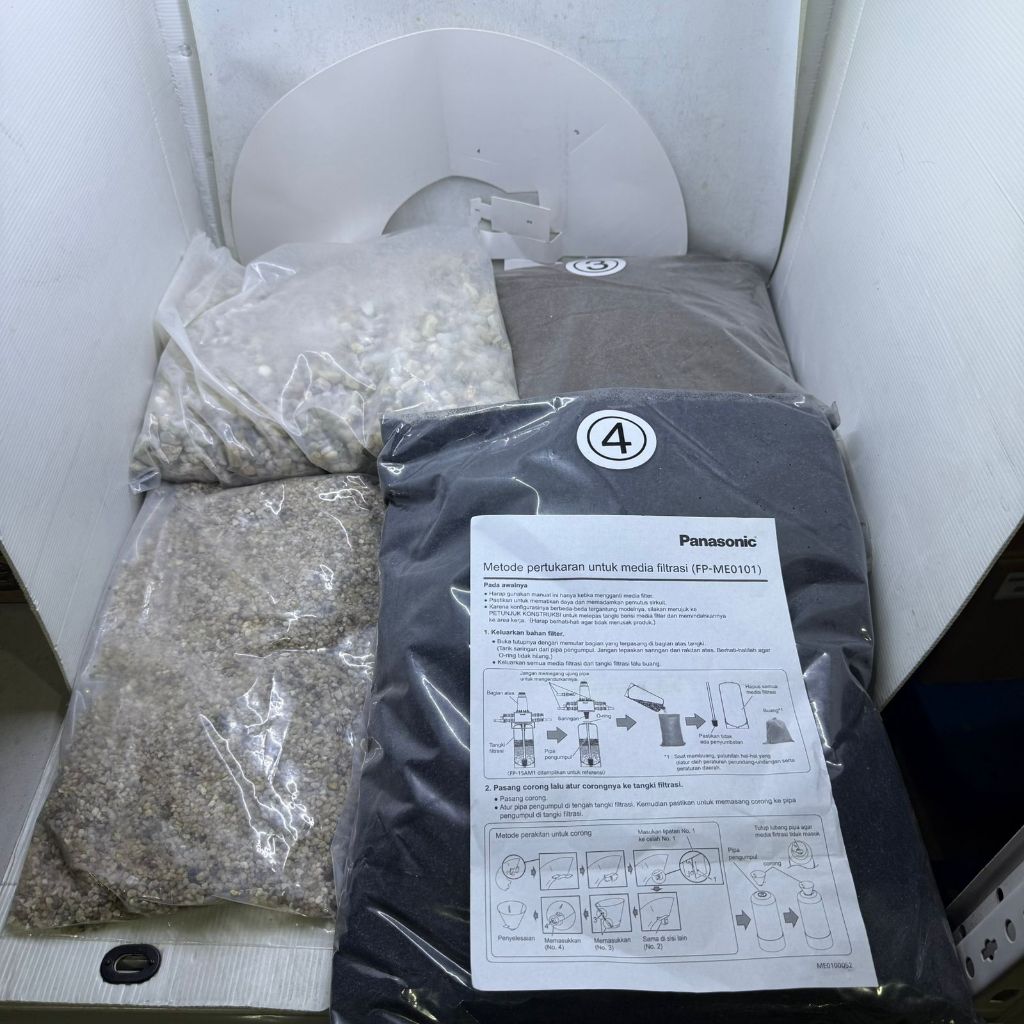 Media filter air Panasonic WPS FP-15AM1 FP-15AA1 FP-10LMSM | pasir refill isi ulang