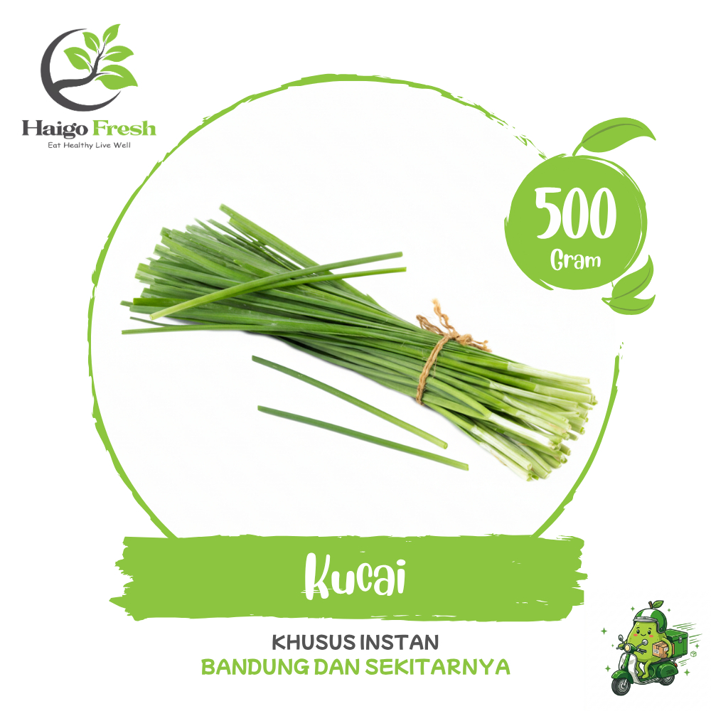 Daun Bawang Kucai Premium 500 Gr | INSTAN Bandung | Haigo Fresh